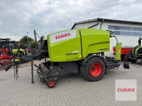 Claas Rollant 455 RC Uniwrap anno di costruzione 2014 Risum-Lindholm