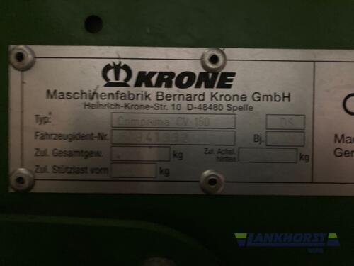 Krone Comprima Cv 150 Xc X Рік виробництва 2016 Aurich