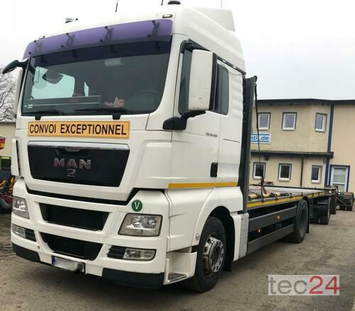Truck MAN - TGX 18.480 + Anhänger/Tieflader