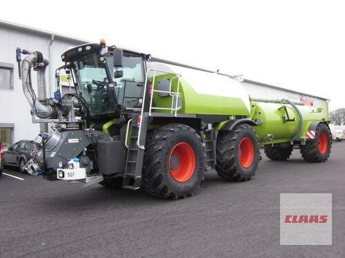 Equipment Tractor Claas - XERION 3800 SADDLE TRAC mit SGT Aufbau 16 m³ und Anhängefa