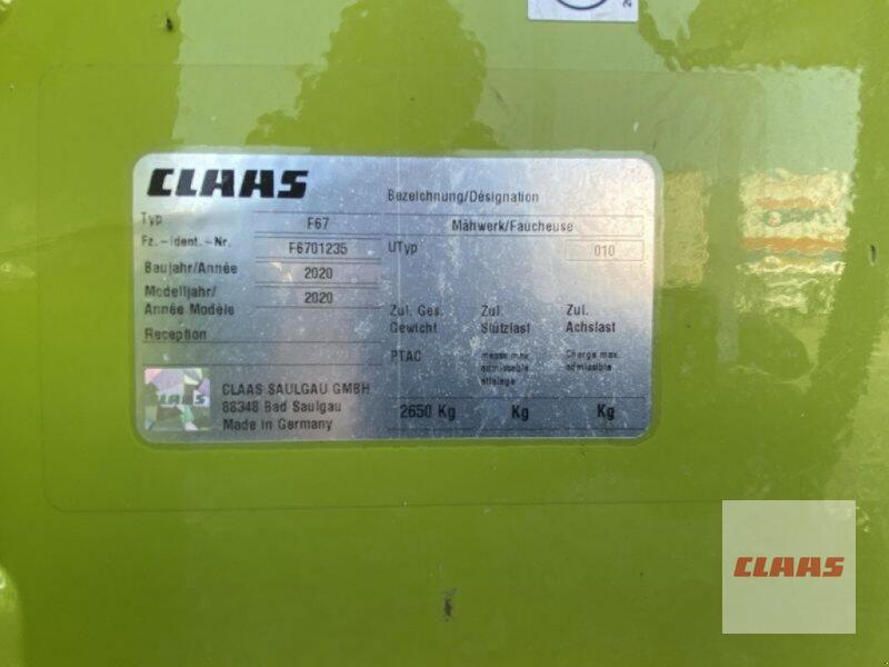 demonstration machine mowers claas disco 1100 trend scheibenmaher