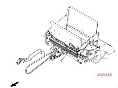 Mähdrescher Claas - Strohhäcksler für Lexion Typ C75